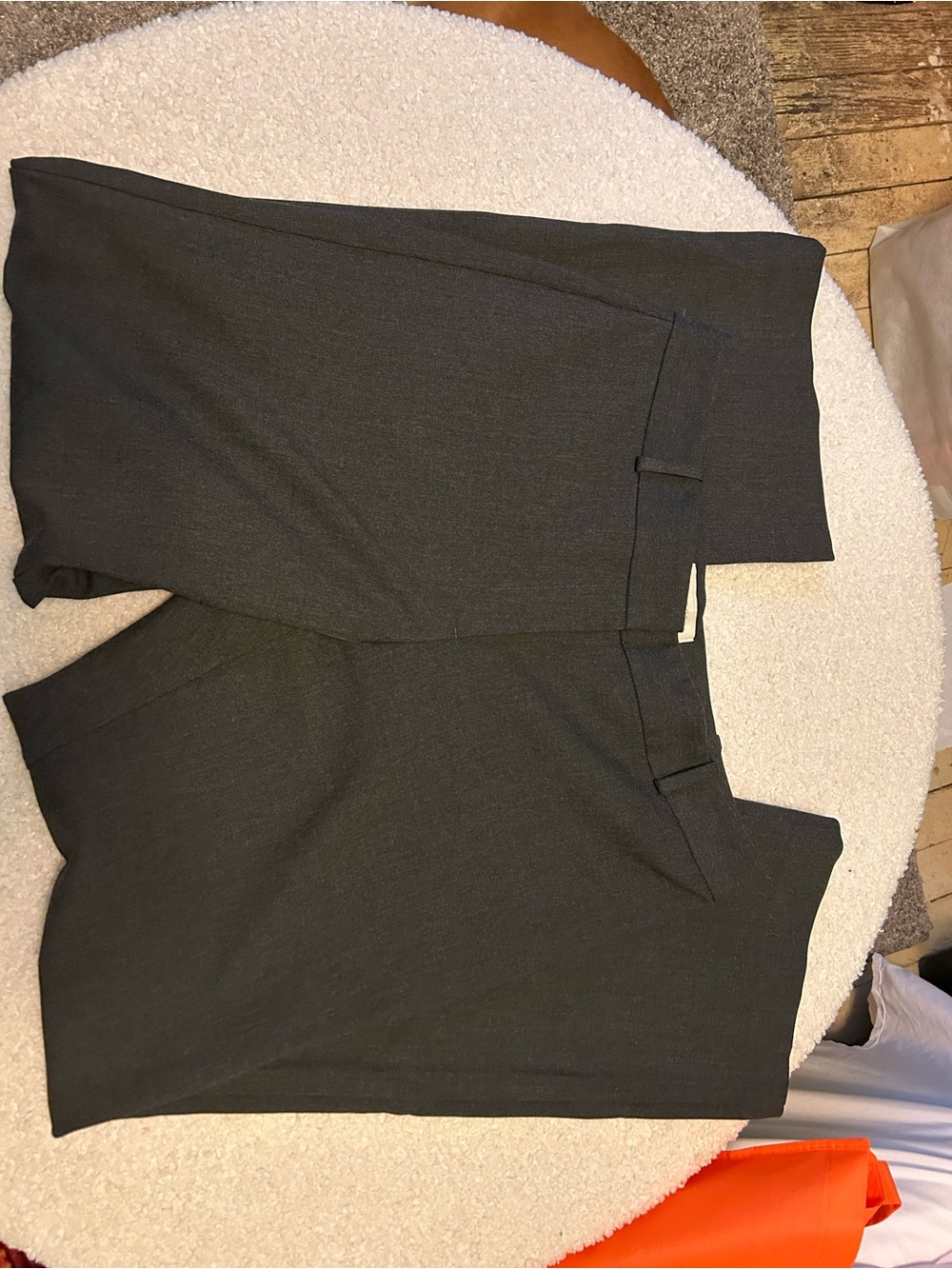 Talbots Straight Leg Pants in Dark Gray